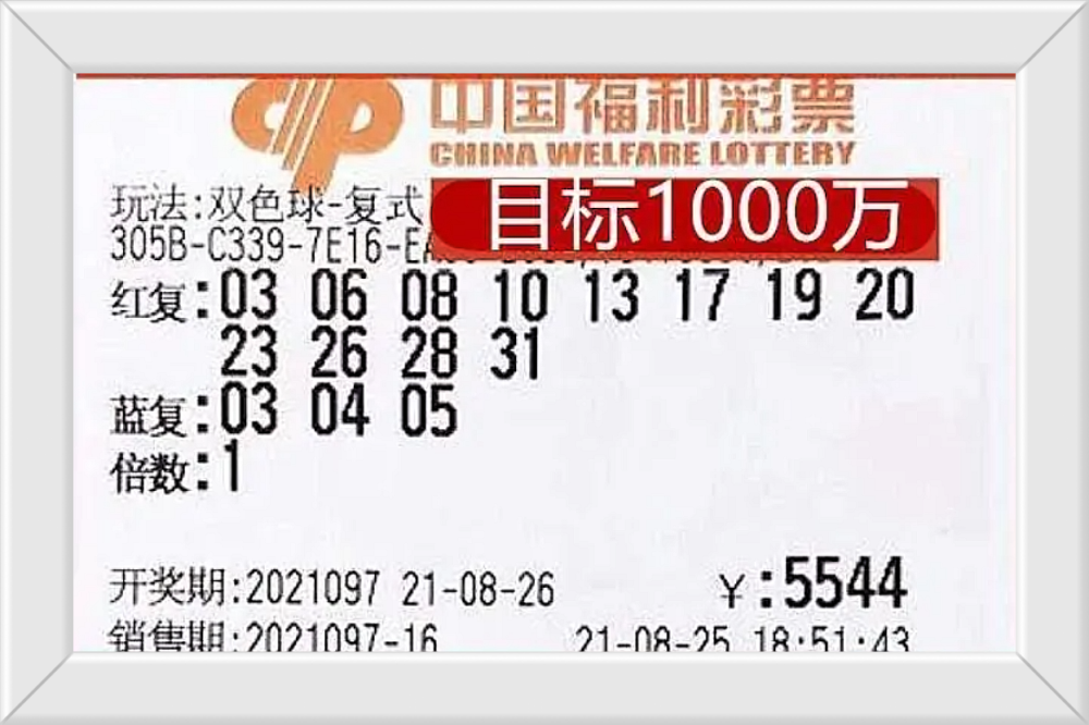福彩97期双色球开奖结果揭晓，幸运儿或将诞生！