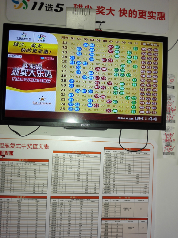 江苏体彩11选五基本走势图遗漏解析