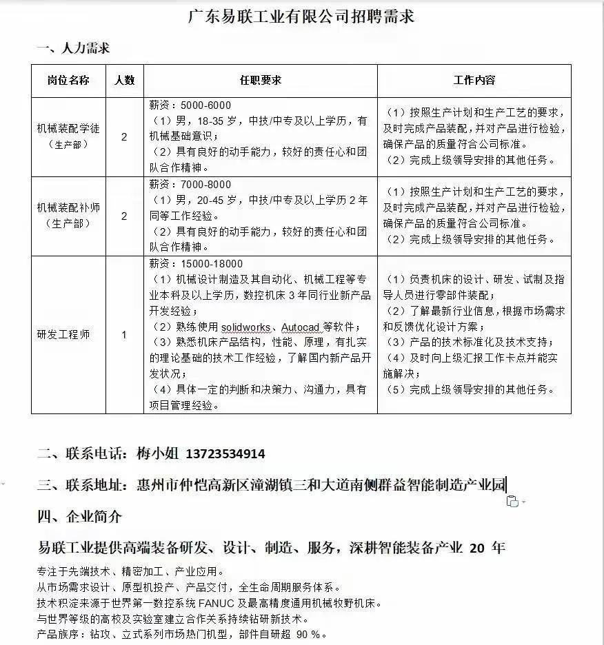 惠州招聘最新招聘信息概览惠州招聘最新招聘信息临时工