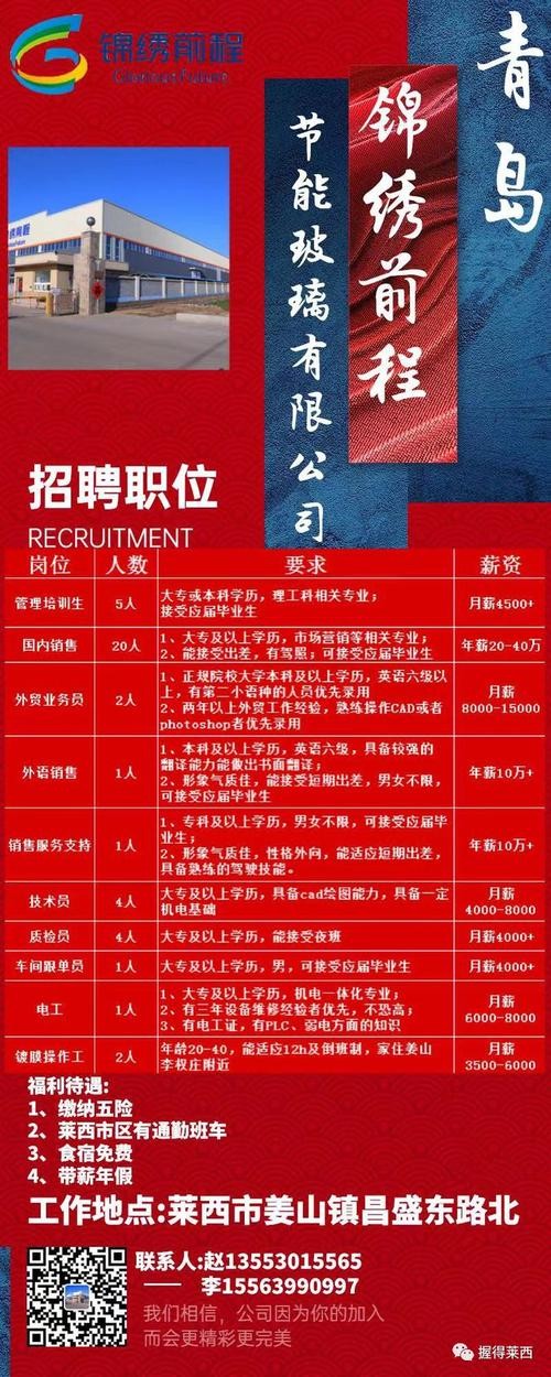 莱西信息港最新招聘动态—职场发展的黄金机会莱西信息港最新招聘司机信息
