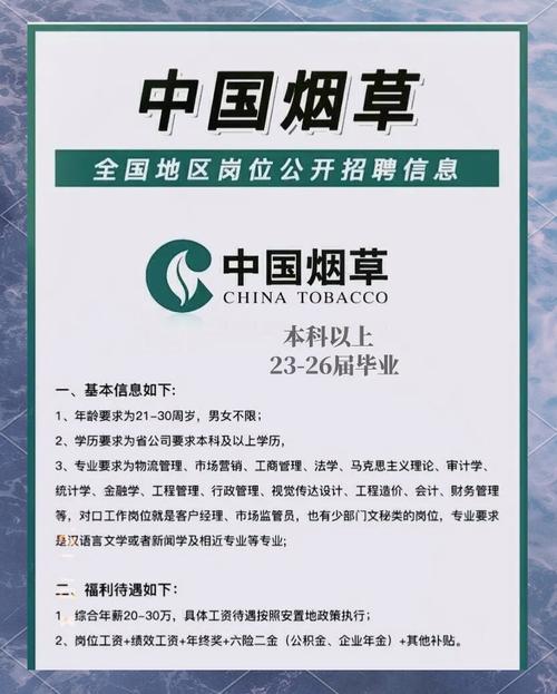 烟草总局 招聘
